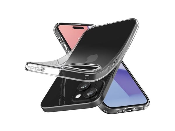 Spigen ACS06786, suojakuori, Apple, iPhone 15, 15,5 cm (6.1"), läpinäkyvä