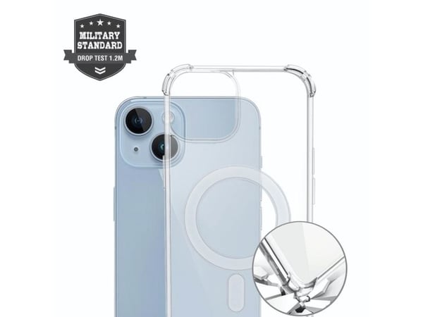 4smarts Ibiza, Kotelokuori, Apple, iPhone 15, 15,5 cm (6.1"), Läpinäkyvä