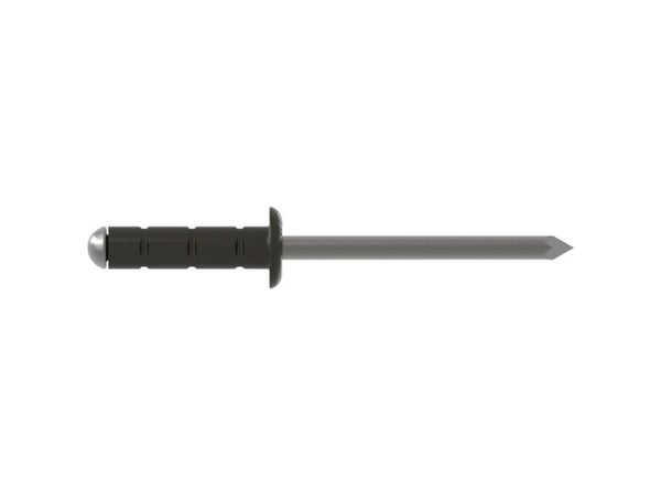 Gesipa 1456090 Flerveis blindnagler Rustfritt stål Aluminium PG Blindnagler Al/A2 4x10mm RAL8014 s-brun KS 0,5-6,5mm 500 stk