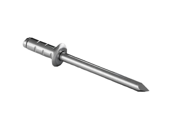 Gesipa 1433902 Monisuuntainen sokeaniitti Ruostumaton teräs Alumiini Polygrip Blindniet 6,4x15 Al/A2 Vakio KS 1,5-9,0mm 250 kpl