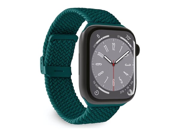 Puro Loop - Sløyfe for smart armbåndsur - 130 - 220 mm - jade - for Apple Watch Hermès Series 9, SE 3, Series 10, Series 11, Series 8, Series 9
