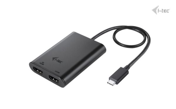 i-Tec - Dokkingstasjon - for bærbar, bærbar - USB-C / USB4 / Thunderbolt 3 / Thunderbolt 4 - 2 x HDMI - Europa