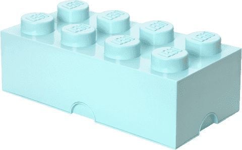 LEGO Storage Brick 8 - väri vaalea turkoosi