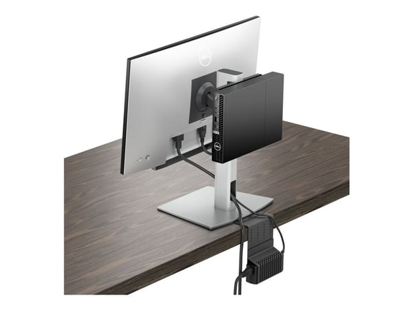 DELL MFS22, 5,8 kg, 48,3 cm (19"), 68,6 cm (27"), 100 x 100 mm, Korkeudensäätö, Hopea, Musta