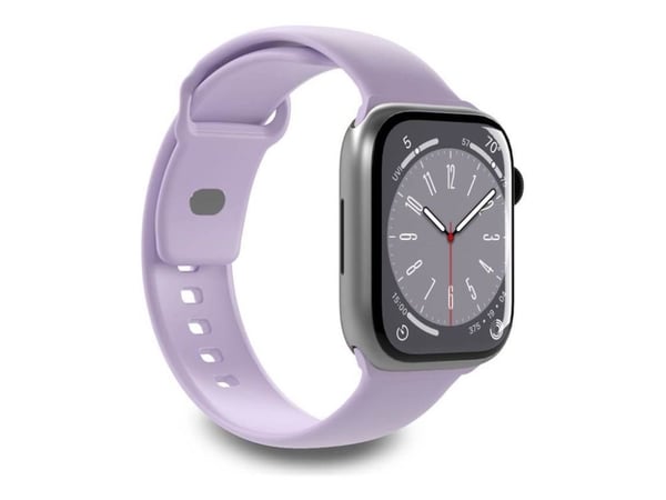 PURO ICON - Elastinen hihna Apple Watch 42/44/45/49 mm:lle (S/M & M/L) (Tech Lavender)