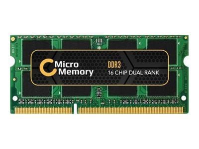 CoreParts - DDR3 - modul - 8 GB - SO DIMM 204-pin - 1600 MHz / PC3-12800 - 1.5 V - ikke-bufret - ikke-ECC