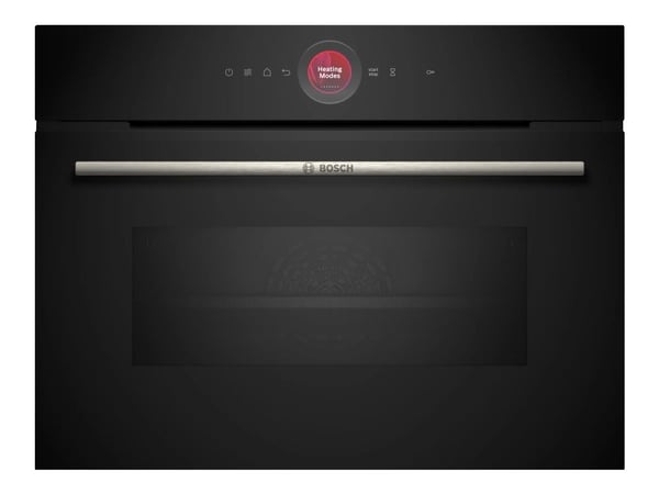 Bosch Serie | 8 CMG7241B1S - Kombinationsugn - inbyggd - Wi-Fi - fördjupning - bredd: 56 cm - djup: 55 cm - höjd: 45 cm - med självrengöring - svart