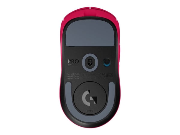 Logitech G PRO X SUPERLIGHT 2 - Mus - gaming - optisk - 5 knapper - trådløs - 2.4 GHz - USB Logitech LIGHTSPEED-mottaker - rosa