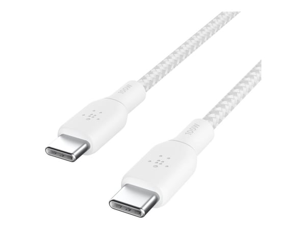 Belkin BOOST CHARGE, 2 m, USB C, USB C, USB 2.0, 480 Mbit/s, Valkoinen