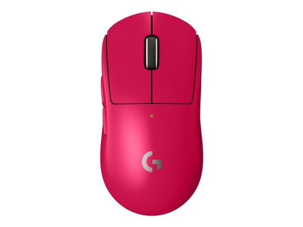 Logitech G PRO X SUPERLIGHT 2 - Mus - gaming - optisk - 5 knapper - trådløs - 2.4 GHz - USB Logitech LIGHTSPEED-mottaker - rosa