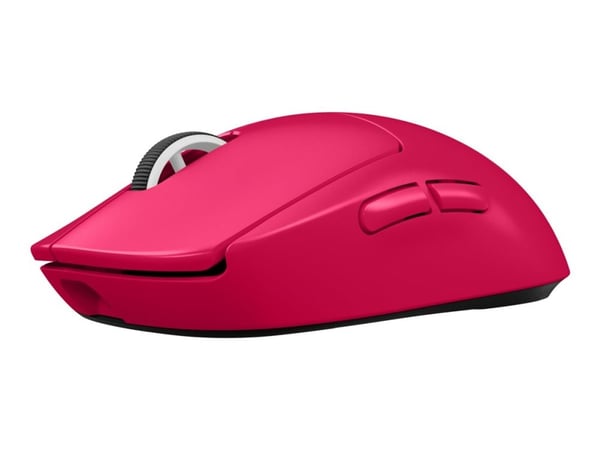 Logitech G PRO X SUPERLIGHT 2 - Mus - gaming - optisk - 5 knapper - trådløs - 2.4 GHz - USB Logitech LIGHTSPEED-mottaker - rosa