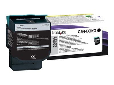 Lexmark - Ekstra høy ytelse - svart - original - tonerpatron LCCP, LRP - for Lexmark C544dn, C544dtn, C544dw, C544n, X544dn, X544dn RCS, X544dtn, X...