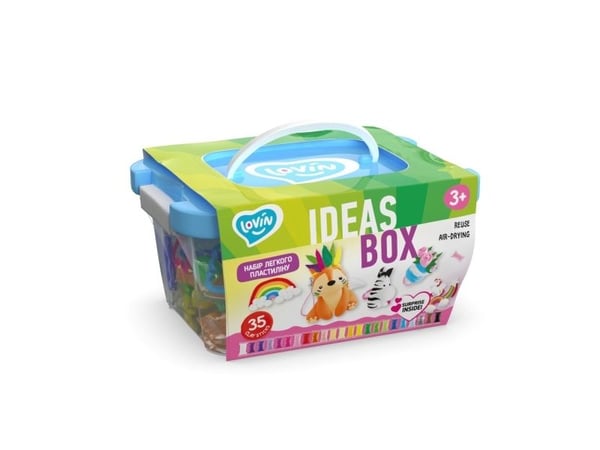 Okto kreativt set med modellera, idébox
