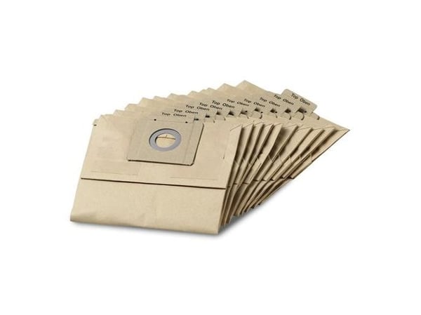 Papirfilterposer T12/1, 10 enheter, Kärcher