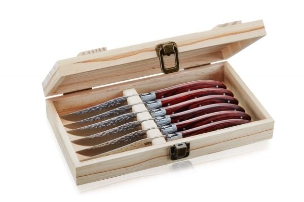 GEFU RANCHO, Knivuppsättning, Stål, Trä, Ergonomisk, 225 mm, 250 mm