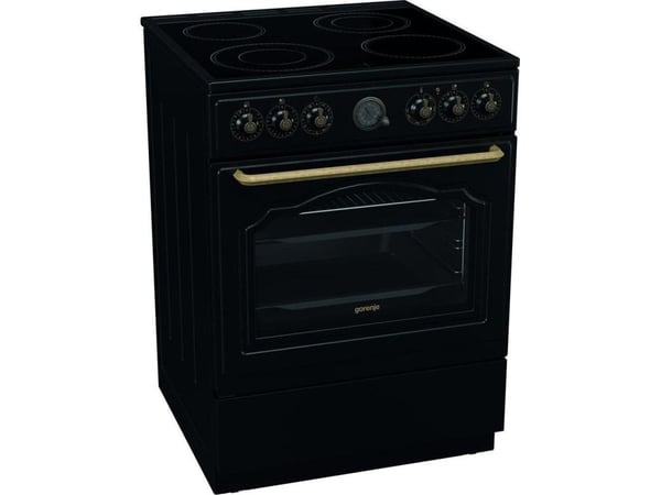 Gorenje Classic GECS6B71CLB Fristående spis - svart