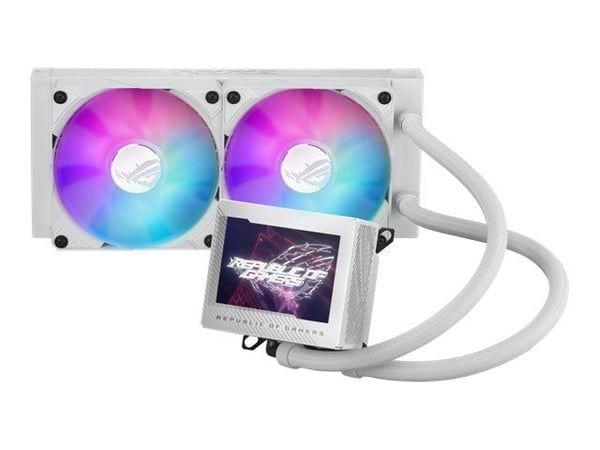 ASUS ROG RYUJIN III 240 ARGB - White Edition - væskekjølesystem for prosessor - Radiatorstørrelse: 240 mm - (for: LGA1700, LGA1200, LGA115x Socket,...