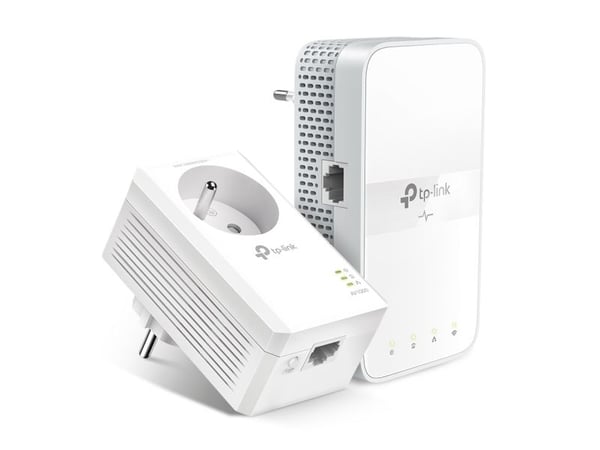 TP-Link TL-WPA7617 KIT - - strømlinjeadaptersett - - HomePlug AV (HPAV), IEEE 1901 - Wi-Fi 5 - Dobbeltbånd - veggpluggbar