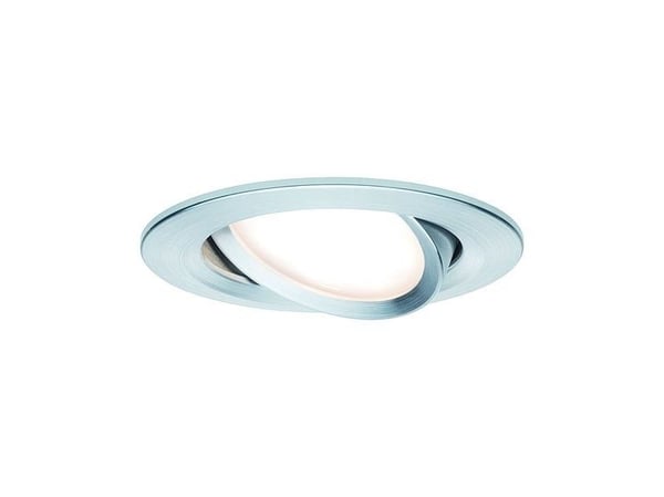 Paulmann 934.84, Innsunket spotlight, 1 ampuller, LED, 2700 K, 460 lm, Hvit