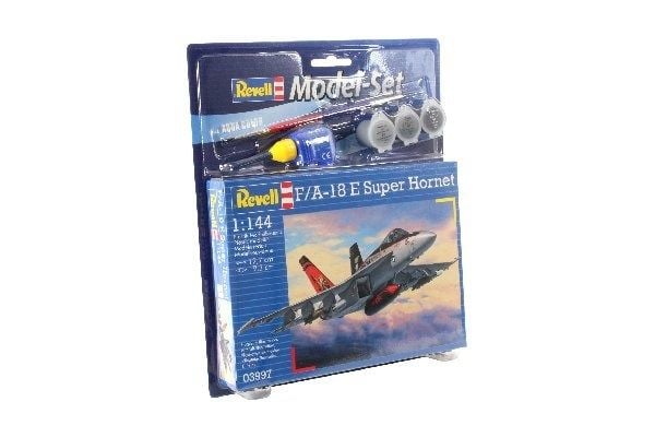 Revell F/A-18E Super Hornet, Luftfarkostmodell med fast vinge, Monteringssats, 1:144, Boeing F/A-18E/F Super Hornet, Plast, Mellanliggande