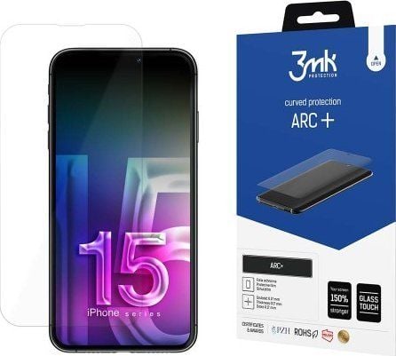 3MK ARC+, iPhone 15, 1 kpl