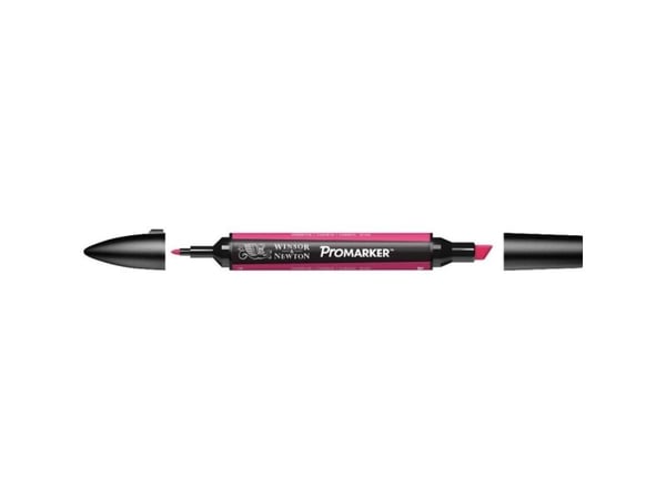 Winsor & Newton 0203127, Rosa, Flerfarget, Carmine, Fin/medium, Meisel-/kulespiss, Rund
