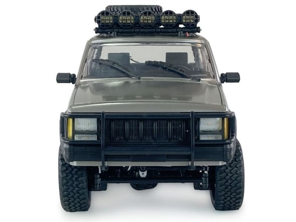 Amewi JC-X12 Skala Sølv Børstet 1:12 RC-modellbil elektrisk terrengkjøretøy Firehjulsdrift (4WD) RtR 2,4 GHz Inkludert batteri og lader (22634)