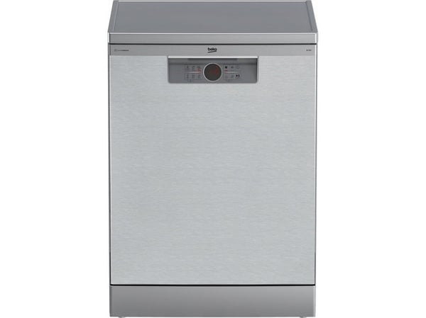 Beko BDFN26640XC, Frittstående, Full størrelse (60 cm), Rustfritt stål, LED, Skuff, Rustfritt stål