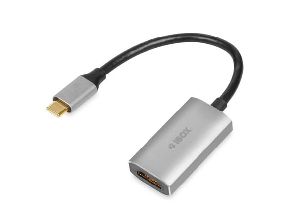 iBOX - Video adapter - USB-C hann til HDMI hunn - sølv