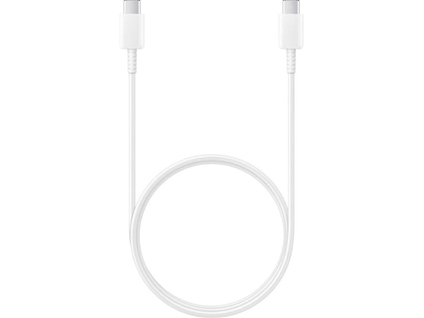 Samsung EP-DA705 - USB-kabel - USB-C (hann) til USB-C (hann) - USB 2.0 - 3 A - 1 m - hvit
