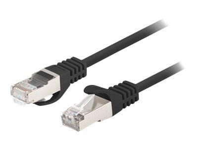 Lanberg - Liitäntäjohto - RJ-45 (uros) RJ-45 (uros) - 50 cm - 5,7 mm - taitettu suojaamaton kierretty pariliitos (F/UTP) - CAT 6 - muotoiltu, solmu...
