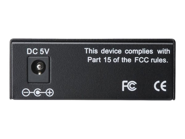 DIGITUS DN-82020-1 - Kuitumuunnin - 100Mb LAN - 10Base-T, 100Base-FX, 100Base-TX - RJ-45/SC multimode - enintään 2 km - 1310 nm