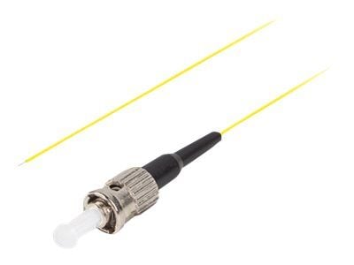 Lanberg - Pigtail - ST/UPC enkelläge (hane) - 2 m - 0.9 mm - fiberoptisk - 9 / 125 mikrometer - 0 - 20 db - halogenfri, enkel skalning - gul