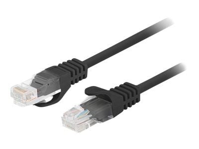 PATCHCORD CAT.6 UTP 2M MUSTA FLUKE LÄPÄISSYT LANBERG 10-PAKKAUS