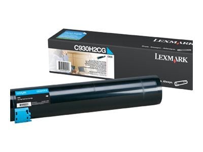 Lexmark C930H2CG, 24000 sivua, Syaani, 1 kpl
