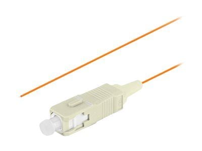 Lanberg - Pigtail - SC/UPC-multiläge (hane) - 2 m - 0.9 mm - fiberoptisk - 50/125 mikron - OM2 - halogenfri, lätt stripkonstruktion - orange