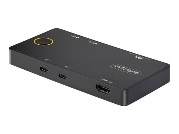 StarTech.com C2-H46-UC2-PD-KVM, 4096 x 2160 pikseliä, 4K Ultra HD, 10 W, Musta