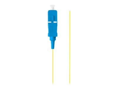 Lanberg - Pigtail - SC/UPC enkelläge - 2 m - 0.9 mm - fiberoptisk - 9 / 125 mikrometer - gul