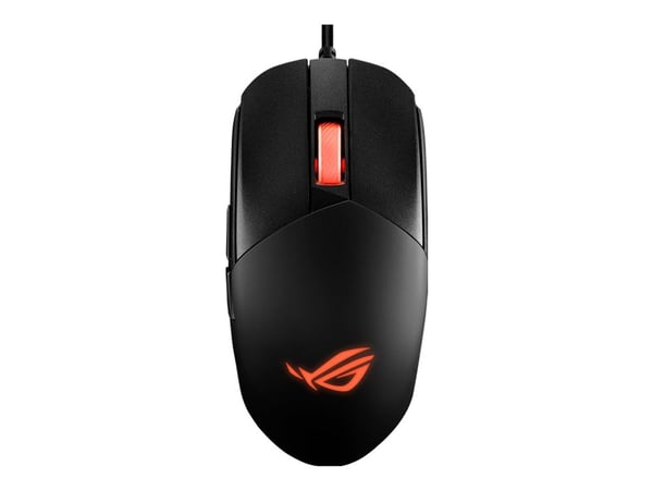 ASUS ROG Strix Impact III - Mus - høyre- og venstrehåndet - optisk - 6 knapper - kablet - USB 2.0 - svart