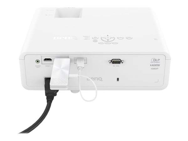 BenQ Qcast Mirror QP30 - Adapter för strömning av nätverksmedia - HDMI - Wi-Fi 5 - vit