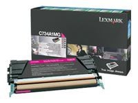 Lexmark C734A1MG, 6000 sivua, Magenta, 1 kpl