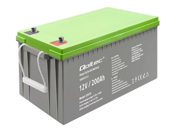 Qoltec - Batteri - gel - 200 mAh