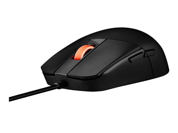 ASUS ROG Strix Impact III - Mus - høyre- og venstrehåndet - optisk - 6 knapper - kablet - USB 2.0 - svart