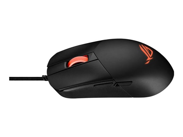 ASUS ROG Strix Impact III - Mus - høyre- og venstrehåndet - optisk - 6 knapper - kablet - USB 2.0 - svart