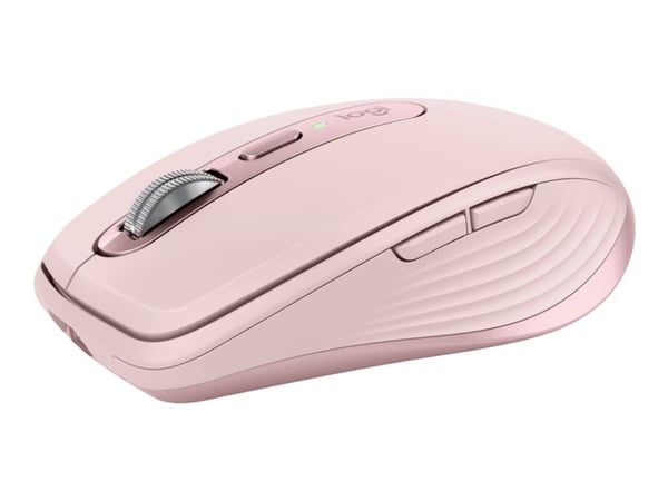 Logitech MX Anywhere 3S, langaton Bluetooth, yhteensopiva Logi Bolt -vastaanottimen kanssa, 8K DPI-anturi, Rose -väri