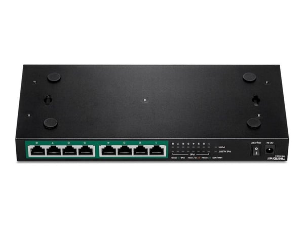 TRENDnet TPE TG84 - Switch - 8 x 10/100/1000 (PoE+) - stasjonær, veggmonterbar - PoE+ (120 W) - TAA-samsvar