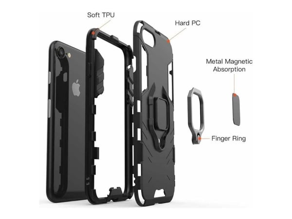 CoreParts MOBX-COV-JL-11, Suojus, Apple, iPhone 11, 15,5 cm (6.1"), Musta
