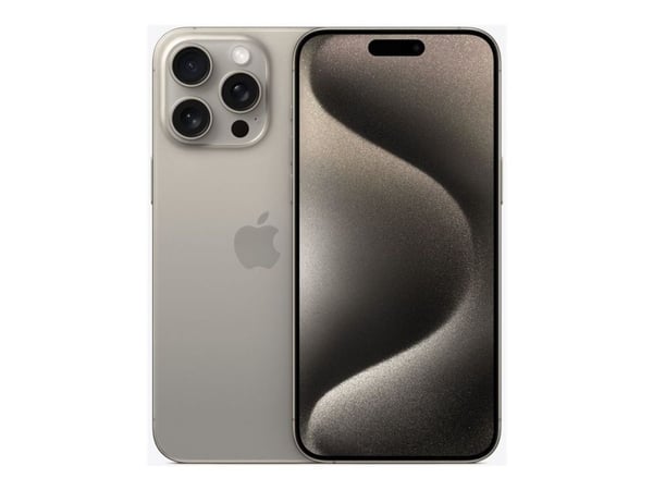 Apple iPhone 15 Pro Max - 5G smartphone - dobbelt-SIM / Internminne 512 GB - OLED-display - 6.7" - 2796 x 1290 pixels (120 Hz) - 3x bakkamera 48 MP...