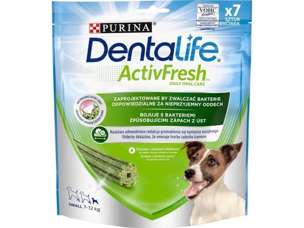 PURINA Dentalife Active Fresh Small - Dentalsnack til hunde - 115g