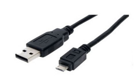 S-Conn BS14-11025, 1 m, USB A, Micro-USB B, USB 2.0, 480 Mbit/s, Svart